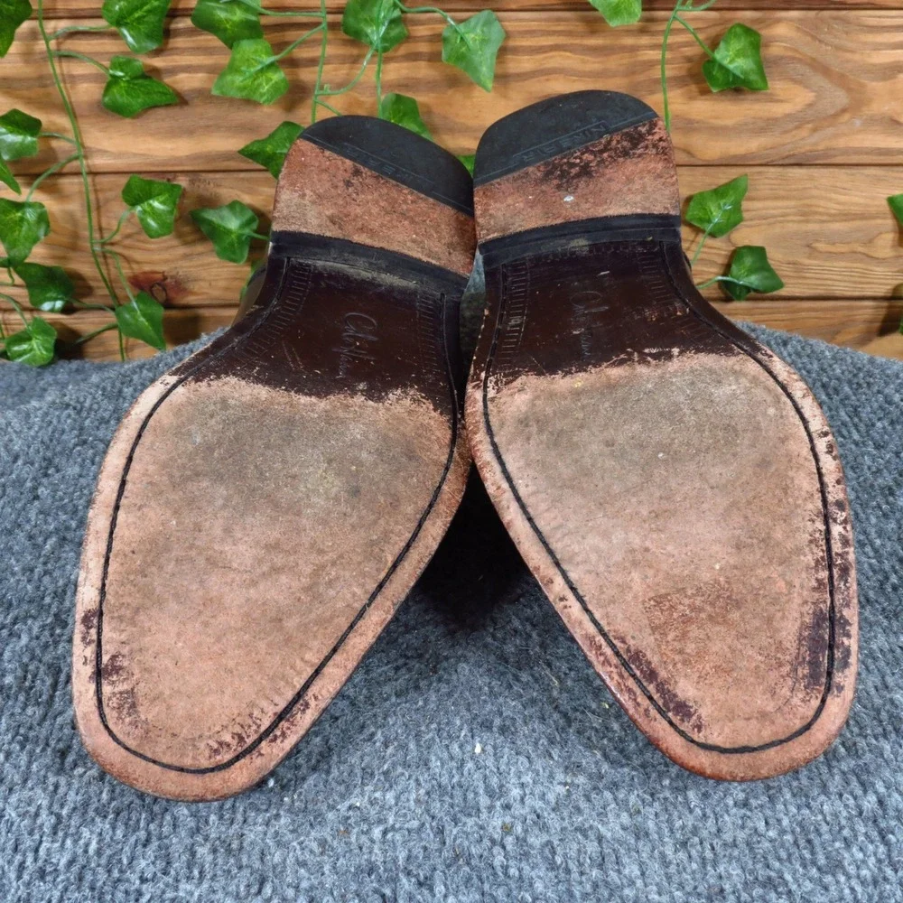 Cole Haan NikeAir Men Derby Oxford Size 8 Dress Shoes Business Casual Brown